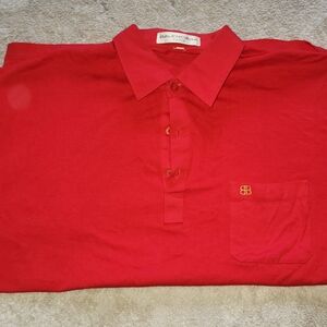 Balenciaga Red Polo Shirt